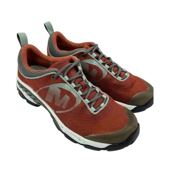 Merrell Men's Helium Ventilator Mesh Lace Up Athletic Hiking Shoes Brown Size 8 - Picture 2 of 12